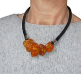 Chunky Amber Necklace
