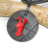 coral pendant
