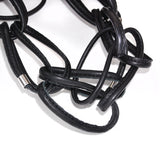 Contemporary black short necklace