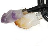 Elegant contemporary necklace with healing stones