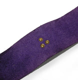 Leather cuff with natural Amber