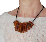 Raw Amber Necklace