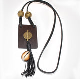 Long Contemporary Tribal necklace