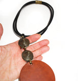 Short contemporary tribal necklace