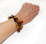 Elegant Amber Bracelet
