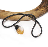 Citrine crystal pendant