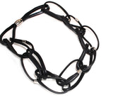 Contemporary black short necklace
