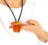 Elegant Baltic Amber necklace, contemporary Amber necklace