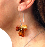 Long Amber earrings