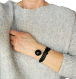 Cute leather bracelet