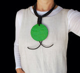 Avant-garde oversize  minimalist necklace