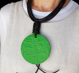 Avant-garde oversize  minimalist necklace