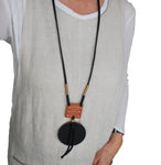 Long Contemporary African necklace