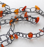 Unusual versatile Amber necklace