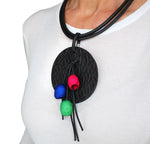 Edgy contemporary necklace