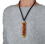 Elegant Contemporary Amber necklace
