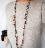 Unusual versatile Amber necklace