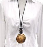 Contemporary Tribal Necklace Long-Short /adjustable/