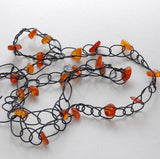Unusual versatile Amber necklace