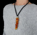 Elegant Contemporary Amber necklace