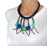 Colorful contemporary necklace