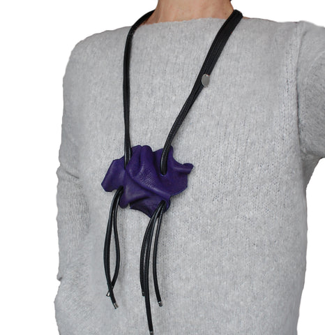 Long purple necklace