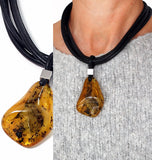 Simple Amber necklace