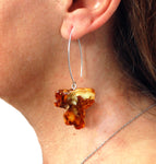 Long Amber earrings