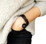 Cute leather bracelet