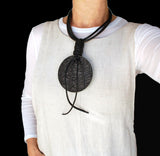 Avant-garde oversize  minimalist necklace